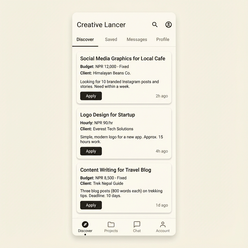Discovery Feed Screenshot